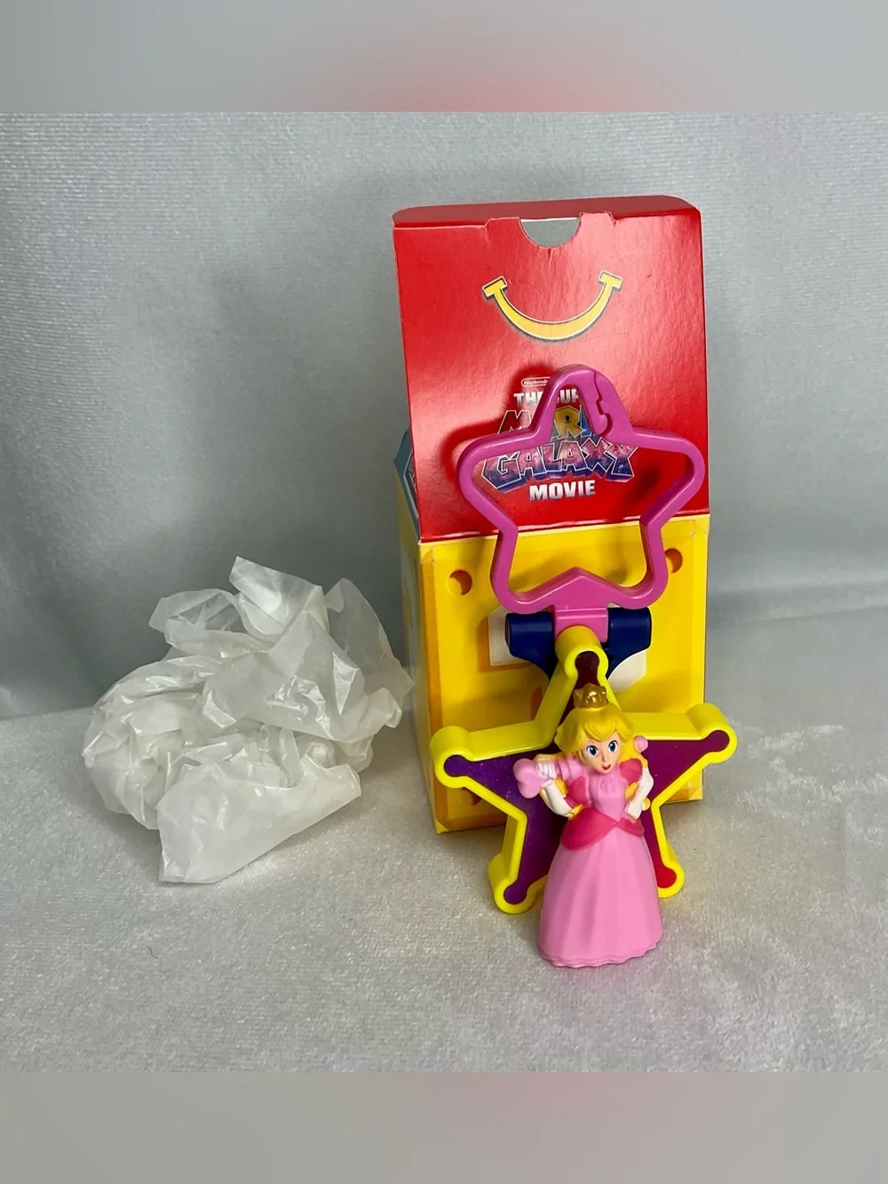 2026 McDonalds Super Mario Galaxy Princess Peach Happy Meal Toy New In Box